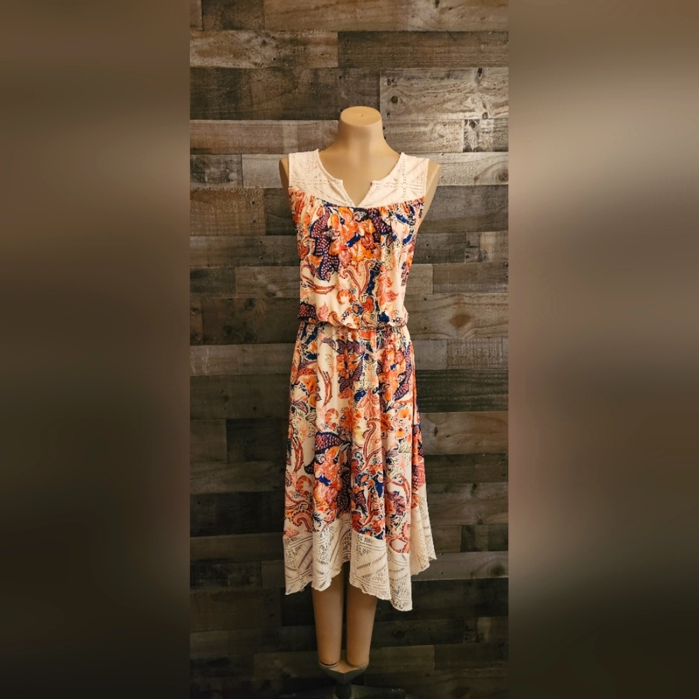 Style and Company Botanical Floral Dress - XL